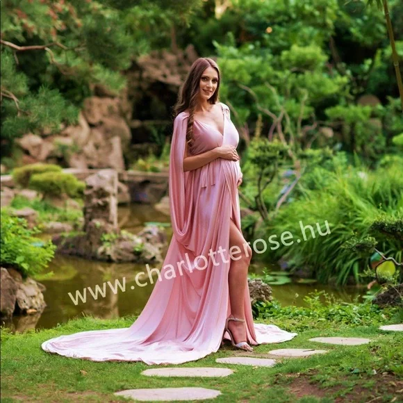 green emerald velvet dress Muse Sequin Maxi Dress — Rose Gold Gown main image 1